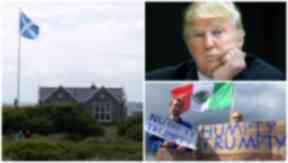 Trump: Appeal to Scottish Government over saltire flagpoles.