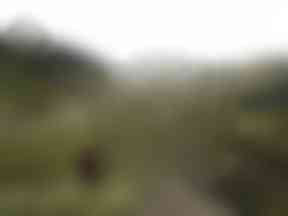 This picture gives you a rough idea of what Dean would see when standing still.