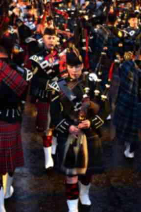 Overnight, 21-year-old Megan became the first Regular Army female piper to take on the prestigious role.