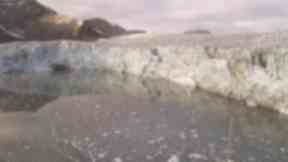 The crew said the lack of ice was alarming.