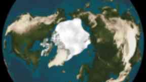 Thirty years ago the ice covered a much bigger area in summer.