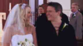 Cinderella: Laura walked down the aisle to A Dream Is A Wish Your Heart Makes.
