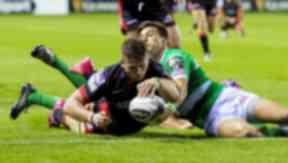 Magnus Bradbury crossed the line in the home win.