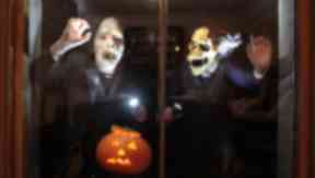 Fright night: Costumes galore in East Ayrshire.