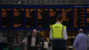 Trains: Services have been cancelled.