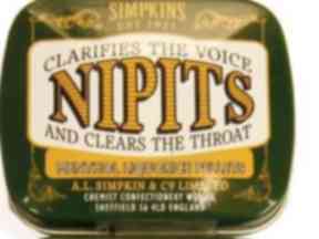 The Nitpits menthol liquorice lozenges