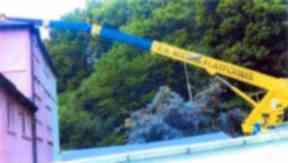 Machine: The crane was damaged in May 2011 incident.