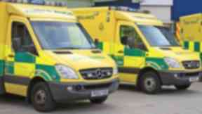 Ambulance: The emergency vehicle was damaged.