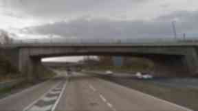 Flyover: Incident took place near Falkirk.