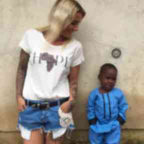 Anja Ringgren Loven and Hope.