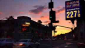 Sunset Boulevard in Hollywood