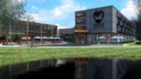 Ohio: Artist's impression of new hotel development.