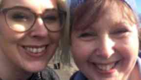 Bucket list: Angie Longmate and her daughter Georgina Muirhead.