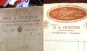 Some of the memorabilia from the shop.