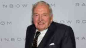 David Rockefeller pictured in 2014.