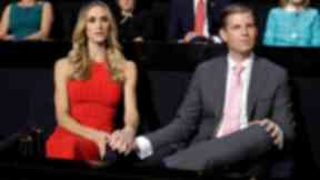 Eric Trump and his wife Lara are expecting a baby boy.