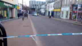 Irvine: Man 'falls under' bus and is later taken to hospital.