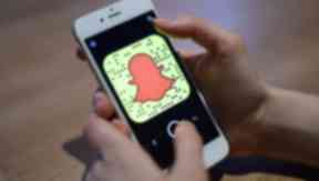 Snapchat: Teenager met girl on social network (file pic).