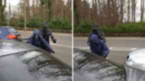 Robbers: Police are seeking gang behind break-in.