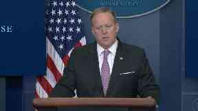 White House press secretary Sean Spicer said the US 'take the fight against Isis very seriously'.