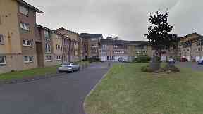 Arrested: The man was detained as part of a planned search