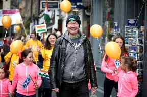 Charity: Irvine has supported the organisation for years