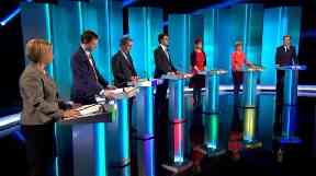Unlike this 2015 ITV debate, there will be no place for the SNP and Lib Dems.