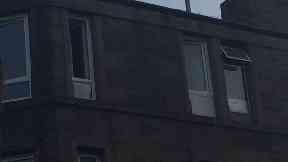 'Explosion': Eyewitnesses believe fire may have been gas-related.