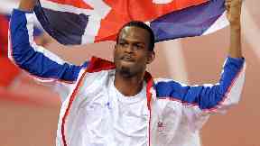 Germaine Mason, pictured after winning the silver medal at the 2008 Beijing Olympics.
