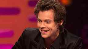 Satisfaction: Is this the smile that confirms that Harry Styles will take on the role of Sir Mick?