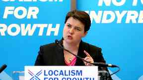 Ruth Davidson: The MSP has piled the pressure on Theresa May.