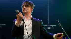 Pete Doherty was among the performers at the anti-racism rally.
