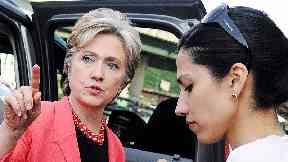Ms Abedin was a former aide to Hillary Clinton.