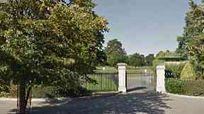 The body was found in Manor Park, Aldershot