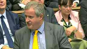 Clash: Ian Blackford spoke in the Commons.