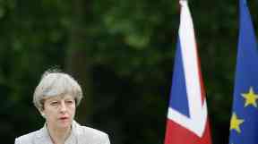 Theresa May is facing pressure from some Conservatives to soften her stance on Brexit.