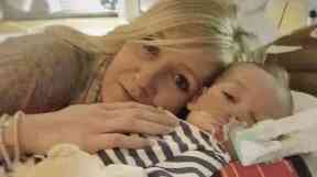 Charlie with his mother Connie Yates