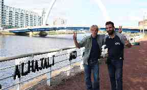 Unity: Brian and Ahmad hope piece will bring people together.