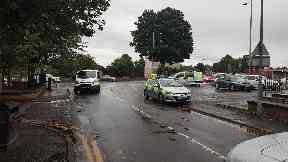 Hazelwood Bar: A man was taken to hospital with serious injuries.