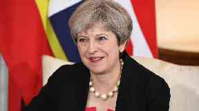 Tony Blair suggested Theresa May was failing to show leadership on Brexit.