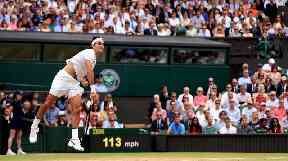 Federer was in fine form.