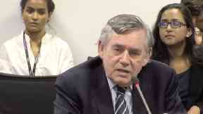 Brown: Was speaking at book festival.