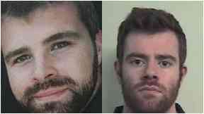 Milngavie blaze: Blair Logan, right, murdered brother Cameron.