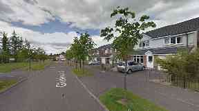 Ardler: The pair were left injured and badly shaken after the attack in Dundee.