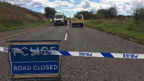 A937: Scene of fatal crash.