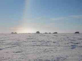 The volcanoes lie more than a mile beneath the ice.