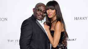New Vogue editor-in-chief Edward Enninful and supermodel Naomi Campbell.