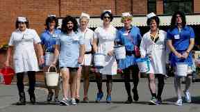 Locals raised £2,500 for Ludlow Hospital but the cash was refused