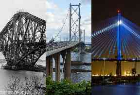 Three bridges, three centuries.