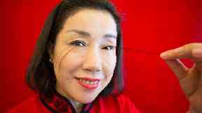 You Jianxia's eyelashes are definitely not in need of mascara.